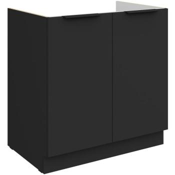 Konyhaszekrény Aria-Bl/Bl Anti Fingerprint 80zl 2f Bb kép