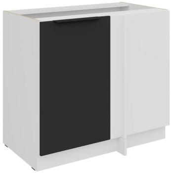 Konyhaszekrény Aria-Bl/Wh Anti Fingerprint 105 Nd 1f Bb kép