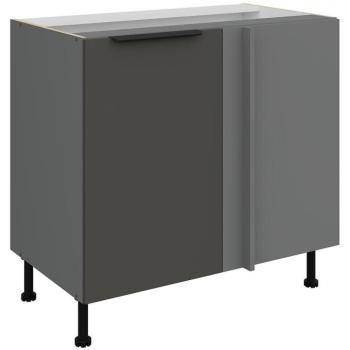 Konyhaszekrény Aria-Gr/Ant Anti Fingerprint 105 Nd 1f Bb kép