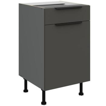 Konyhaszekrény Aria-Gr/Ant Anti Fingerprint 50d 1f 1s Bb kép