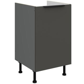 Konyhaszekrény Aria-Gr/Ant Anti Fingerprint 50zl 1f Bb kép