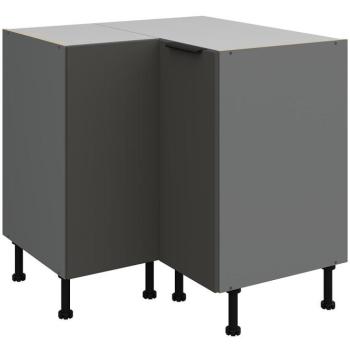 Konyhaszekrény Aria-Gr/Ant Anti Fingerprint 90x90 Dn 2f Bb kép