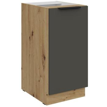 Konyhaszekrény Aria-Gr/Ar Anti Fingerprint 40d 1f Bb kép