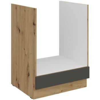 Konyhaszekrény Aria-Gr/Ar Anti Fingerprint 60dg Bb kép