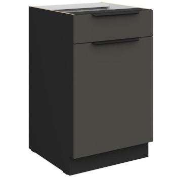 Konyhaszekrény Aria-Gr/Bl Anti Fingerprint 50d 1f 1s Bb kép