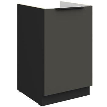 Konyhaszekrény Aria-Gr/Bl Anti Fingerprint 50zl 1f Bb kép