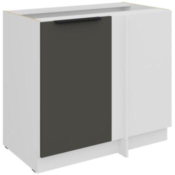 Konyhaszekrény Aria-Gr/Wh Anti Fingerprint 105 Nd 1f Bb kép