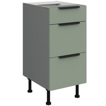 Konyhaszekrény Aria-Sa/Ant Anti Fingerprint 40d 3s Bb kép