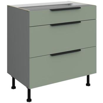 Konyhaszekrény Aria-Sa/Ant Anti Fingerprint 80d 3s Bb kép