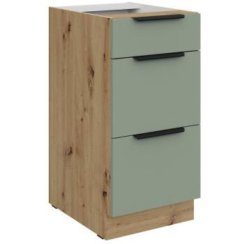 Konyhaszekrény Aria-Sa/Ar Anti Fingerprint 40d 3s Bb kép