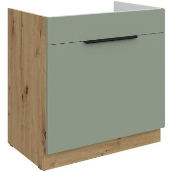 Konyhaszekrény Aria-Sa/Ar Anti Fingerprint 80zl 1s Bb kép