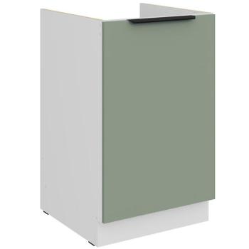 Konyhaszekrény Aria-Sa/Wh Anti Fingerprint 50zl 1f Bb kép