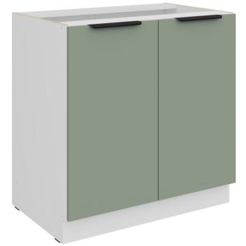 Konyhaszekrény Aria-Sa/Wh Anti Fingerprint 80d 2f Bb kép