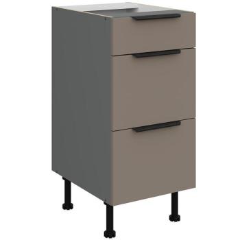 Konyhaszekrény Aria-Ta/Ant Anti Fingerprint 40d 3s Bb kép