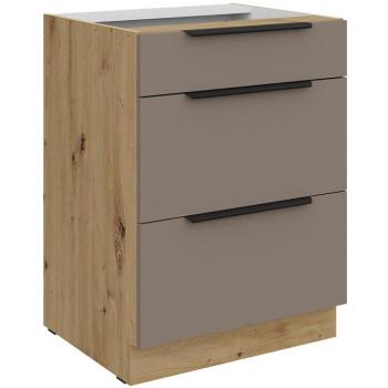 Konyhaszekrény Aria-Ta/Ar Anti Fingerprint 60d 3s Bb kép