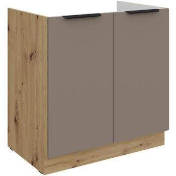 Konyhaszekrény Aria-Ta/Ar Anti Fingerprint 80zl 2f Bb kép