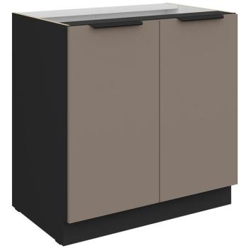 Konyhaszekrény Aria-Ta/Bl Anti Fingerprint 80d 2f Bb kép