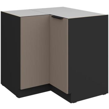 Konyhaszekrény Aria-Ta/Bl Anti Fingerprint 90x90 Dn 2f Bb kép