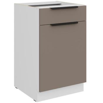 Konyhaszekrény Aria-Ta/Wh Anti Fingerprint 50d 1f 1s Bb kép