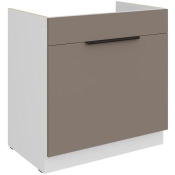 Konyhaszekrény Aria-Ta/Wh Anti Fingerprint 80zl 1s Bb kép