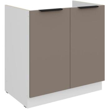 Konyhaszekrény Aria-Ta/Wh Anti Fingerprint 80zl 2f Bb kép