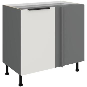 Konyhaszekrény Aria-Wh/Ant Anti Fingerprint 105 Nd 1f Bb kép