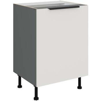 Konyhaszekrény Aria-Wh/Ant Anti Fingerprint 60d 1f Bb kép