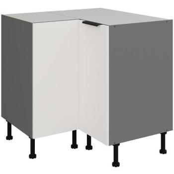 Konyhaszekrény Aria-Wh/Ant Anti Fingerprint 90x90 Dn 2f Bb kép