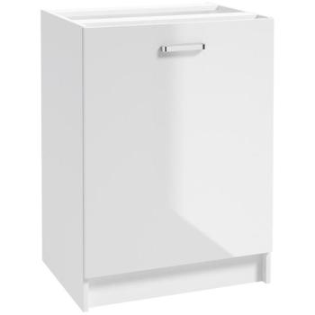 Konyhaszekrény Arosa B60 1D0S fehér kép