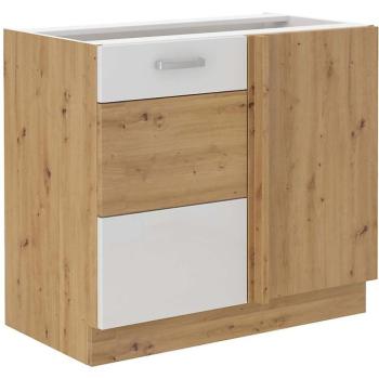 Konyhaszekrény ARTISAN fényes fehér 90ND 1F BB kép