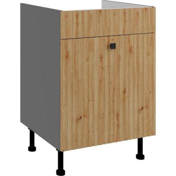 Konyhaszekrény Ava artisan/antracyt 60ZL 1S BB kép