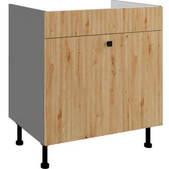 Konyhaszekrény Ava artisan/antracyt 80ZL 1S BB kép