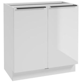 Konyhaszekrény Basti B80 80x84x49 2D1S 4NN fehér kép