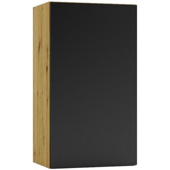 Konyhaszekrény Cosmo Isabel W40 P/L Fekete borsó/Tölgy Artisan kép