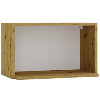 Konyhaszekrény Cosmo Isabel Wo60 Mv Fekete borsó/Tölgy Artisan kép