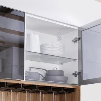 Konyhaszekrény Infinity V7-90-1KALP/5 Crystal White kép