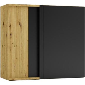 Konyhaszekrény Isabel WNP P/L fekete/artisan kép