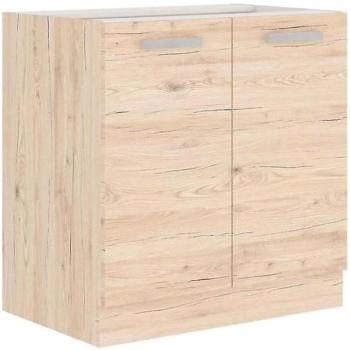 Konyhaszekrény Karolina tölgy bordeaux 80D 2F BB kép