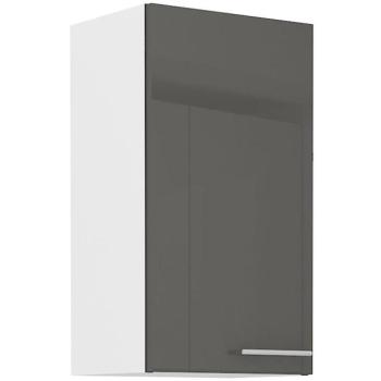 Konyhaszekrény Lara 40g-72 1f Mdf szürke fényes kép