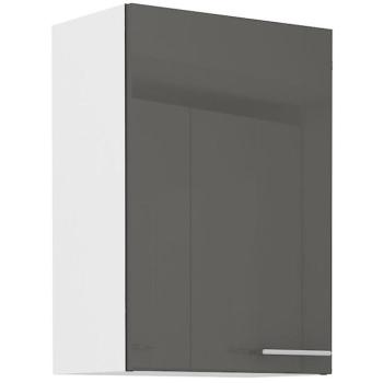 Konyhaszekrény Lara 50g-72 1f Mdf szürke fényes kép