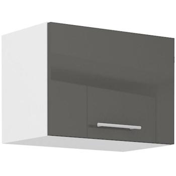 Konyhaszekrény Lara 50gu-36 1f Mdf szürke fényes kép