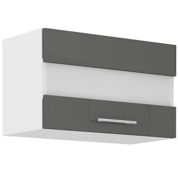 Konyhaszekrény Lara 60gus-36 1f Mdf szürke fényes kép