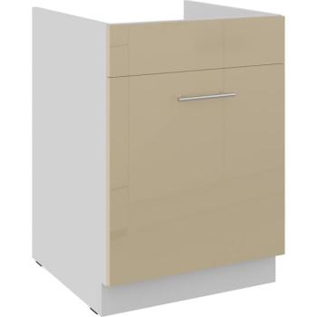 Konyhaszekrény Lara cappuccino 60ZL 1S BB kép