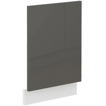 Konyhaszekrény Lara  Zm.570x446 Mdf szürke fényes kép