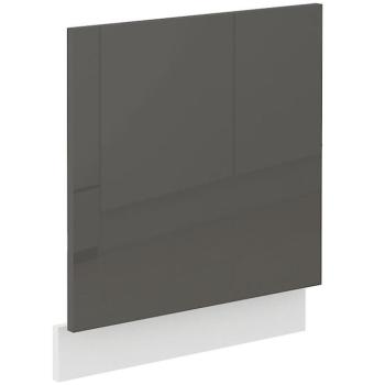 Konyhaszekrény Lara  Zm.570x596 Mdf szürke fényes kép