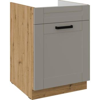 Konyhaszekrény Luna claygrey/artisan 60ZL 1S BB kép