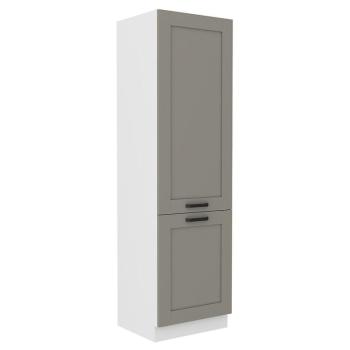 Konyhaszekrény Luna claygrey/fehér 60DK-210 2F kép