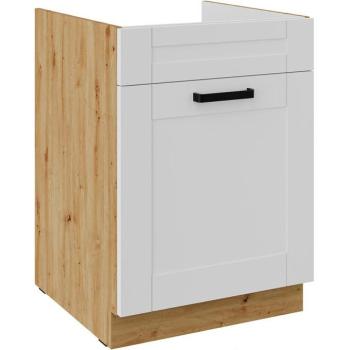 Konyhaszekrény Luna fehér matt/artisan 60ZL 1S BB kép