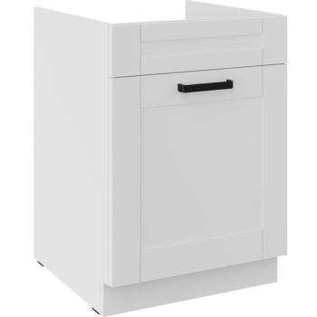 Konyhaszekrény Luna fehér matt/fehér 60ZL 1S BB kép