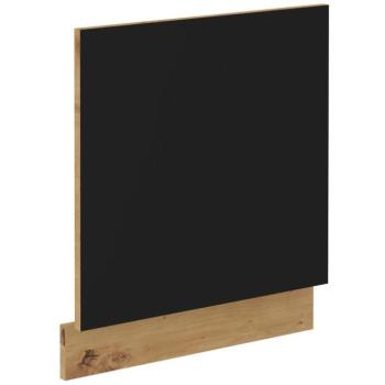 Konyhaszekrény Modena   zm 570x596 fekete/artisan tölgy kép